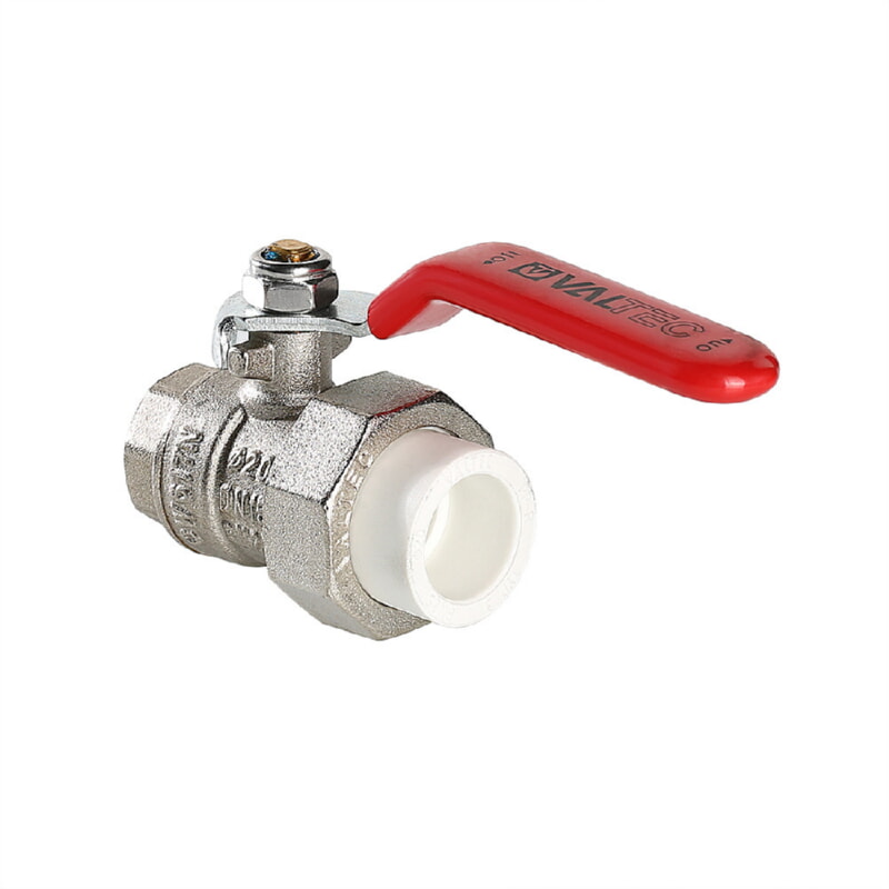 Кран латунный с переходом на трубу 20х1/2" VTp.742