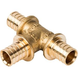 STOUT Тройник 20х20х20 для труб из сшитого полиэтилена аксиальный STOUT SFA-0013-000020