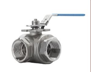 АДЛ Кран шаровый 1/2"трехходовые из нержавеющей стали серии BV3