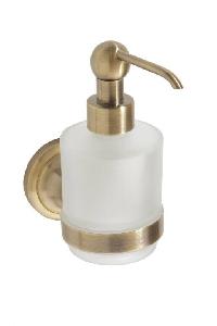 BEMETA Retro Дозатор для жидкого мыла  настенный 200ml (mini) 70x150x135мм, бронза 144109107	