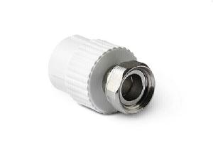 PRO AQUA Муфта с накидной гайкой 20-1/2" белый PA29008