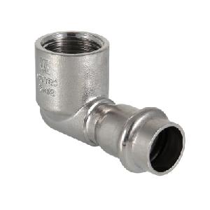 Valtec Угольник 90° с вн.р. нерж. сталь 18х3/4" TV9521805 VTi.952.I.001805