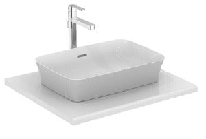 IDEAL STANDARD IPALYSS  умывальник-чаша 55см, отверстие перелива, без отверстия под смеситель, белый  E139401