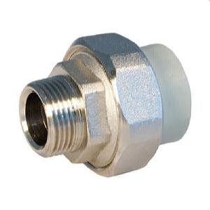 ValFex Муфта комб.разъём.(американка) с наружней резьбой 20-1/2"  Valfex (175/25) СЕРАЯ