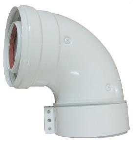 BAXI Коаксиальный отвод 90 с муфтой KHG714101410 